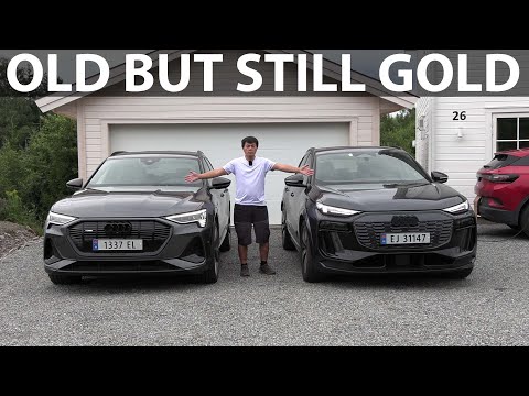 2024 Audi Q6 e-tron vs 2021 e-tron 55 side-by-side comparison