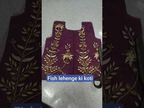 #6 sal bacchi ka fish lehenga koti cutting Kare very easy fashion designer#dress#lambai 14#chest 13#