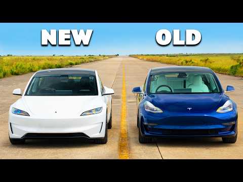 Tesla Model 3 Performance Showdown: New vs. Original Drag Race