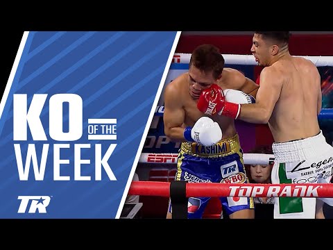 Brutal first round knockout by andres cortes | ko of the week