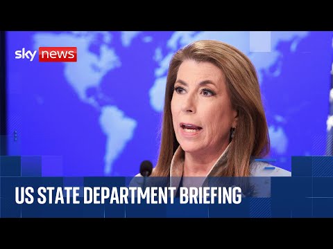 US State Department briefing amid Middle East conflict