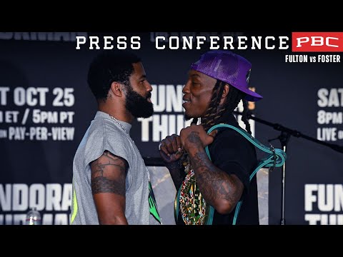 Disrespected and doubted, Stephen Fulton and O’Shaquie Foster exchange words| Fulton vs Foster