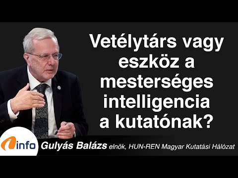 Vetélytárs vagy eszköz a mesterséges intelligencia a kutatónak? Gulyás Balázs, Inforádió, Aréna