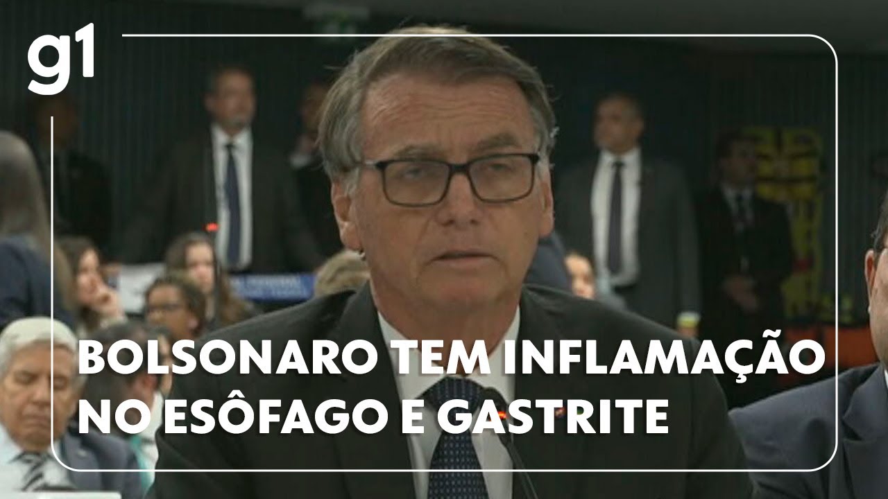 Bolsonaro tem inflamação no esôfago e gastrite diz boletim médico g1