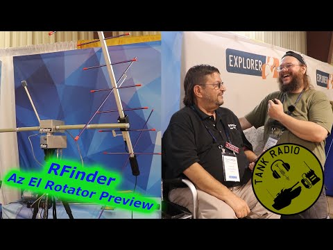 RFinder Az El Rotator Protype Preview at HamCation 2023