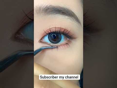 "Korean Eye Makeup for Beginners 🌸 | Easy & Cute Look Step-by-Step!"#eyemakeup #shorts