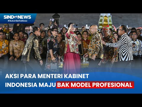 FT Istana Berbatik 2020 Aksi Para Menteri Kabinet Indonesia Maju Bak