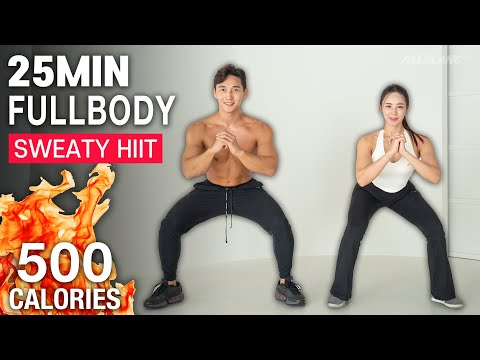 [땀범벅🔥] 체지방이 불타는 매운맛 25분 전신 운동 | 25MIN SWEATY HIIT FULLBODY WORKOUT with @ssongyinara_