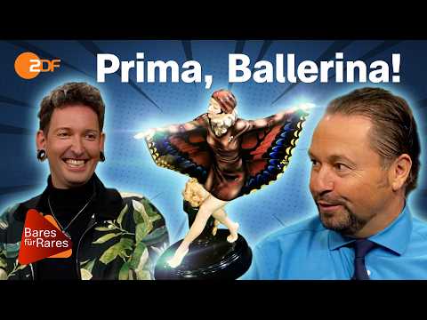 Showtime! Tänzerin der 1920er Jahre von Goldscheider wirbelt durch den Händlerraum | Bares für Rares