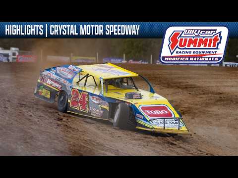 DIRTcar Summit Racing Modified Nationals | Crystal Motor Speedway | July 10, 2026 | HIGHLIGHTS - dirt track racing video image