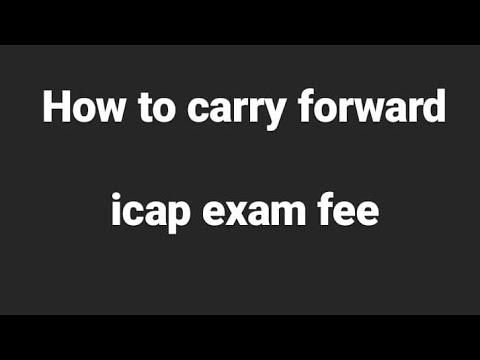 How to carry forward your AFC Fee june to September 2021