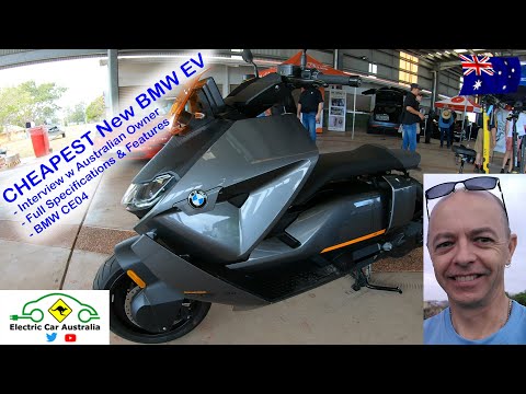 This is the CHEAPEST New BMW EV in Australia | BMW CE04 Electric Scooter |  Interview w Aussie Owner