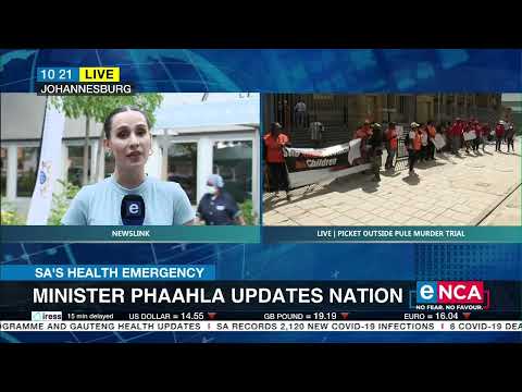 SA's Health Emergency | Minister Phaahla updates nation