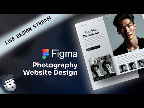 Live Design: Photography Client Site in Figma