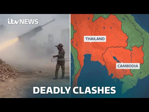 Deadly clashes between Thailand and Cambodia's armies, explained | ITV News