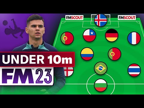 MUST-SIGN Cheap Wonderkid Team Under 10M | Football Manager 2023 Best Wonderkids