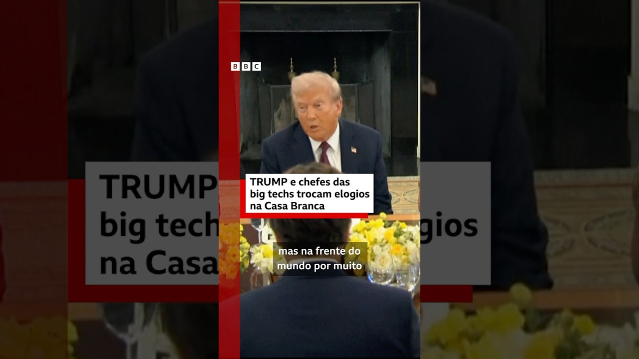 O jantar de Trump com CEOs das big techs