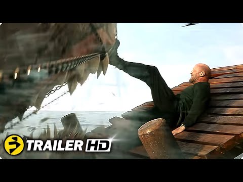 MEG 2: THE TRENCH (2023) “Giant Kraken Attacks Fun Island” Trailer | Jason Statham Movie
