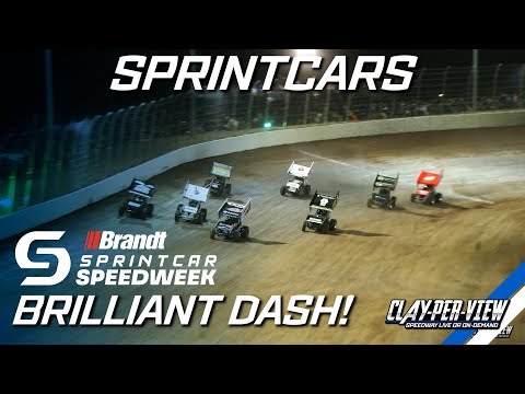 Sprintcars | Brandt Speedweek, Dash - Tolmer - 27th Dec 2024 | Clay-Per-View - dirt track racing video image