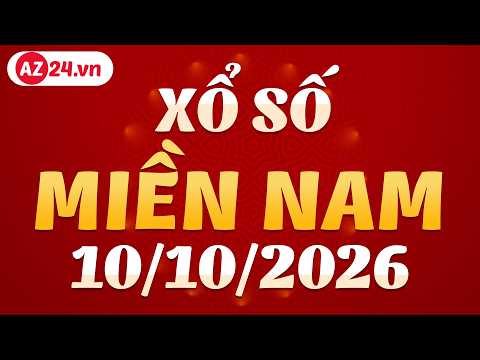 Xổ số miền Nam ngày 10 tháng 10 - XSMN - SXMN - KQXSMN - Kết quả xổ số kiến thiết miền Nam thứ 7