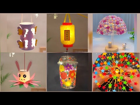 သီတင်းကျွတ်မီးပုံးလုပ်နည်း အရမ်းလွယ်လို့ လိုက်လုပ်ကြည့်နော🏮🎇 #diy beautiful lantern #lantern #lamp 🏮