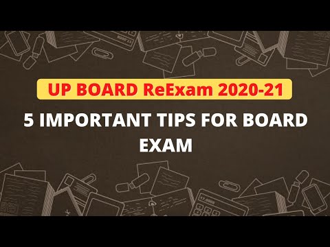 5 Important Tips for ReExam 2020-21 ( UP BOARD )