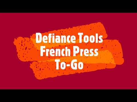 Defiance Tools French Press To-Go
