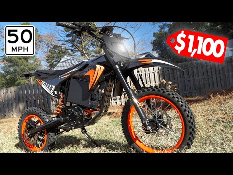 This Cheap 60v Electric dirt bike goes 50+ mph - Aipas S1 AMP
