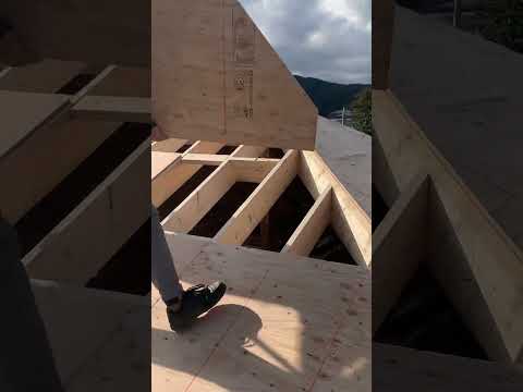One-day framing of a highly airtight and highly insulated custom house in Ninohe City,