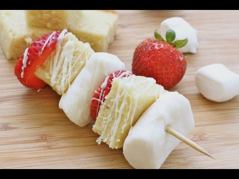 How to Make Dessert Kabobs! (Strawberry Shortcake Skewers Recipe) - UCubwl8dqXbXc-rYE8MOSUnQ