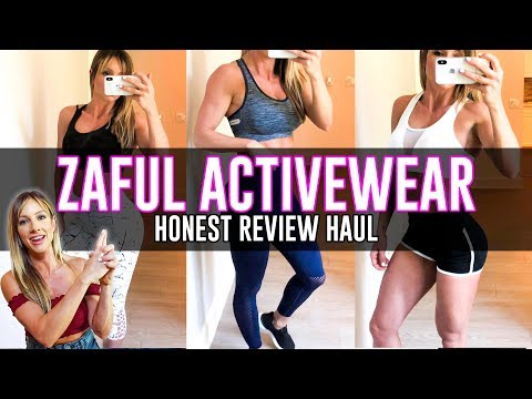 ZAFUL ACTIVEWEAR HAUL - HONEST REVIEW WITH PAIGE HATHAWAY