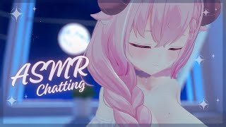 ASMR  chatting ✧ あのね雑談￤綿棒タッピングの練習など...お耳弄りながらまったり過ごそっ♡おしらせアリ❕￤羊娘めめ VTu