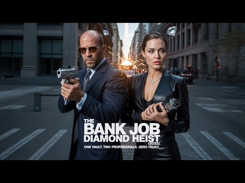 Angelina Jolie and Jason Statham in Action Movie : Bank Job Action Movie | 4K Movie Concept AI