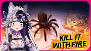 Facing My Fear of Spiders… With a Flamethrower | Kill It With Fire
