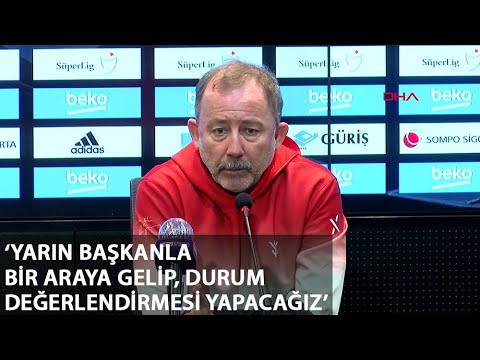Beşiktaş Teknik Direktörü Sergen Yalçın, Vodafone Park’taki 4-0’lık Mağlubiyet Sonrası Konuştu