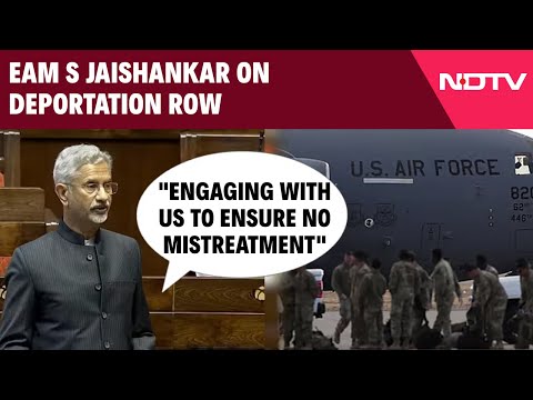 US Deportation | S Jaishankar On Deportation Row: "Engaging With US To Ensure No Mistreatment"