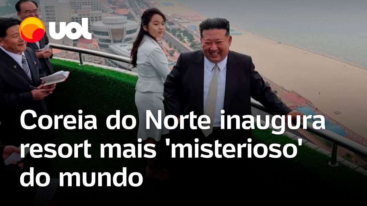 Kim Jong un inaugura resort à beira mar mais misterioso do mundo na Coreia do Norte veja vídeo