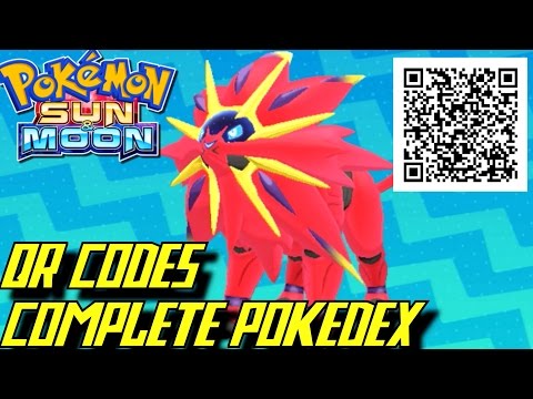 Pokemon Sun And Moon Complete Pokedex All Qr Codes Shinies Audiomania Lt