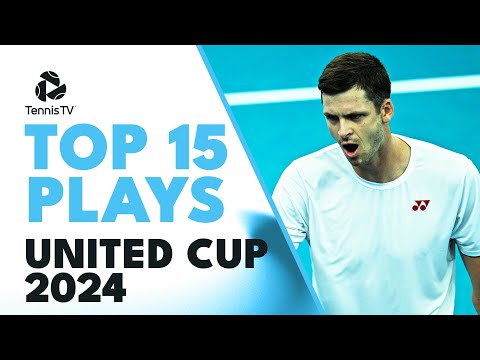 Hurkacz Goes Around The Net, Sakkari Brilliance & More | Top 15 Plays United Cup 2024