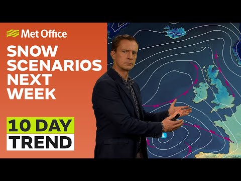 10 day trend 07/12/22 – Snow scenarios for next week – Met Office UK Weather Forecast