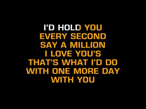 Diamond Rio - One More Day (Karaoke) - UCQHthJbbEt6osR39NsST13g