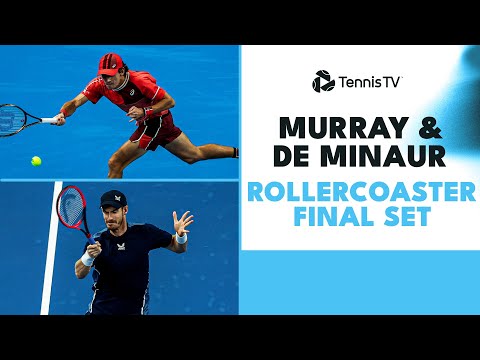 3 Match Point Saves 🤯 Alex De Minaur vs Andy Murray Epic Final Set Highlights! | Beijing 2023