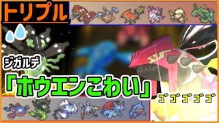 ジガルデ「ホウエンこわい…」恐怖のホウエン伝説がジガルデに襲い掛かる！【トリプルバトル】