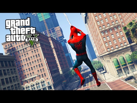 SPIDERMAN MOD w/ WEB SWINGING!! (GTA 5 Mods) - UC2wKfjlioOCLP4xQMOWNcgg