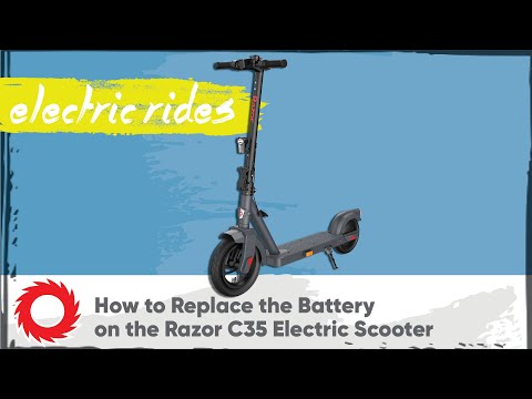 How To Replace The Battery On The Razor C35 Electric Scooter