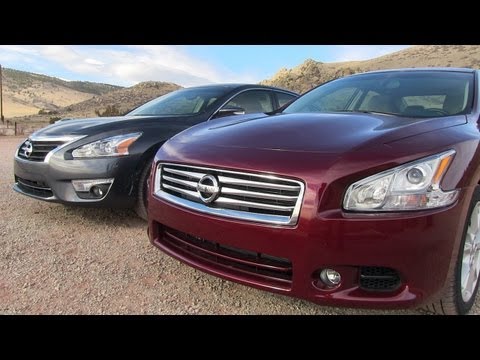 2013 Nissan Altima vs Maxima 0-60 MPH Mashup Review - UC6S0jAvcapqJ48ZzLfva12g