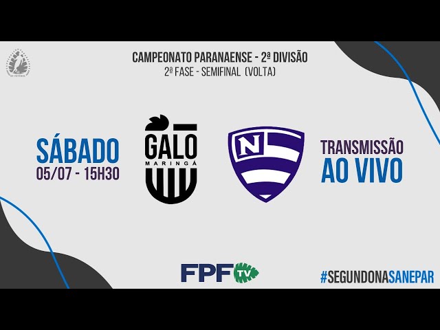 Na FPF TV você acompanha AO VIVO e DE GRAÇA a Segundona Sanepar! GALO MARINGÁ X NACIONAL - SEMIFINAL (VOLTA). 
Siga nossos perfis nas redes sociais: @federacaopr
Curta, comente e ative as notificações para não perder nenhum lance!

| É Paranaense? É FPF TV! |