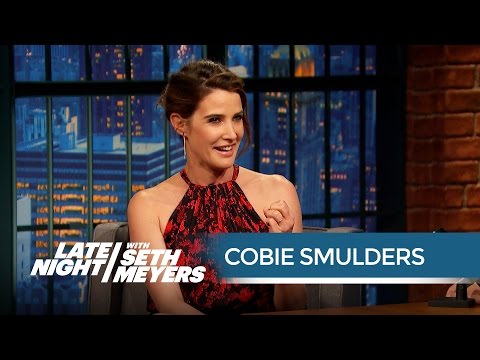 Cobie Smulders' Husband Taran Killam Is an Avengers Superfan - Late Night with Seth Meyers - UCVTyTA7-g9nopHeHbeuvpRA