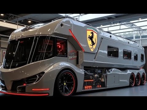走进2026法拉利房车——百万级梦幻移动宫殿！