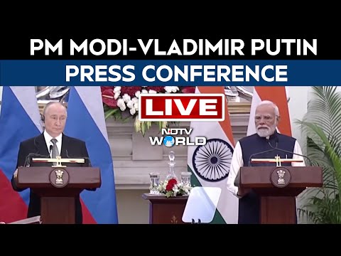 Putin Modi Press Conference LIVE: Putin Press Briefing | Putin In India | PM Modi LIVE | Putin LIVE